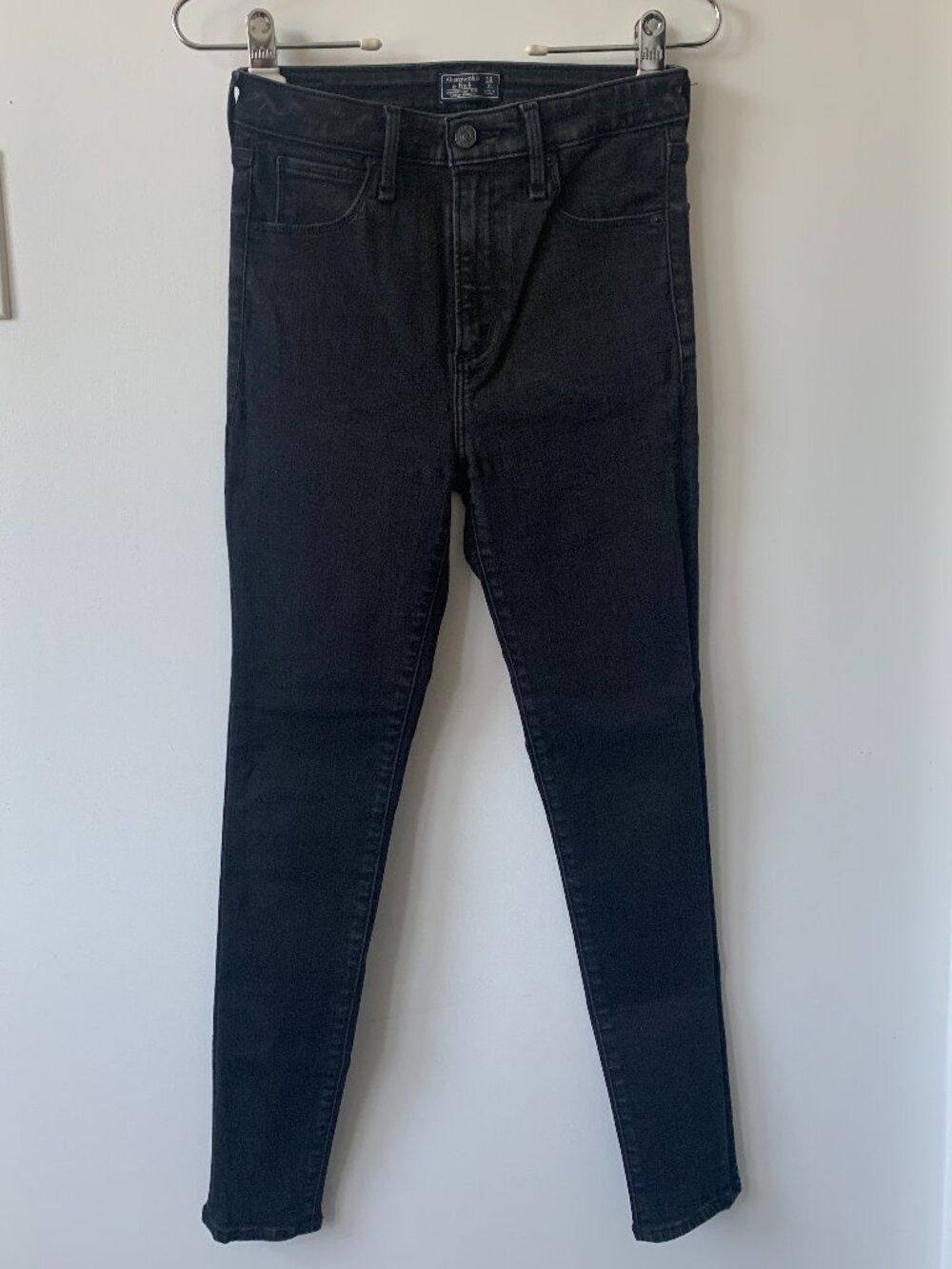 Abercrombie and Fitch Simone High Rise Skinny Jeans 26 Black